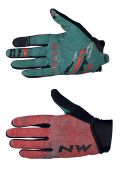 Northwave MTB AIR 3 F.GLOVES | RED/FOREST 