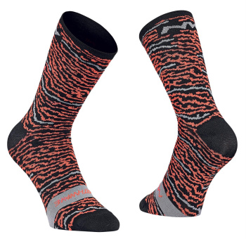 Northwave ROUGH SOCKS | BLK/GREY/LOB.ORANGE 