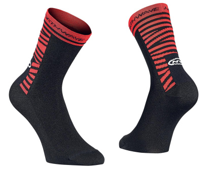 Northwave SWITCH LINE SOCKS | BLACK/RED 